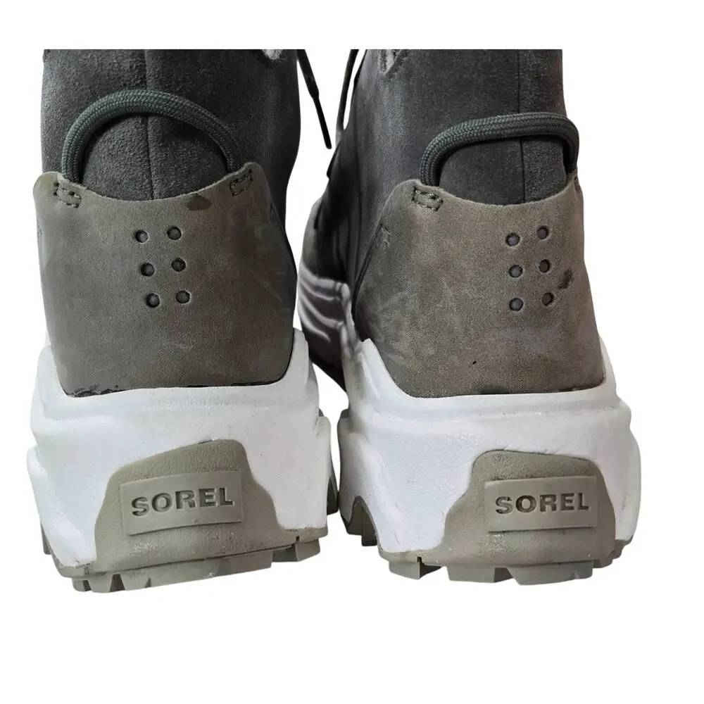 Sorel Women's Size 9 Gray Kinetic Breakthru Caribou Sneaker Boot Lugg Sole #898 - Picture 6 of 9